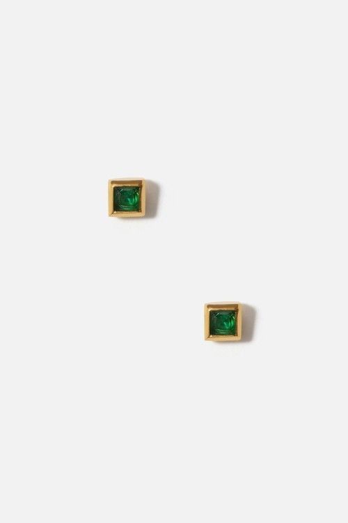 Foto do produto Brinco Karsten Verde Ouro