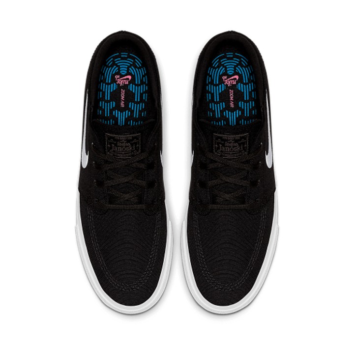 Nike sb janoski black & white store canvas skate shoes