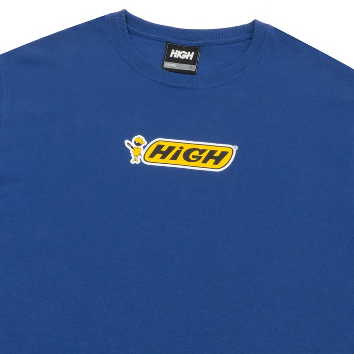 Camiseta High Raglan Tee Lit Blue - Yerbah Skate Shop