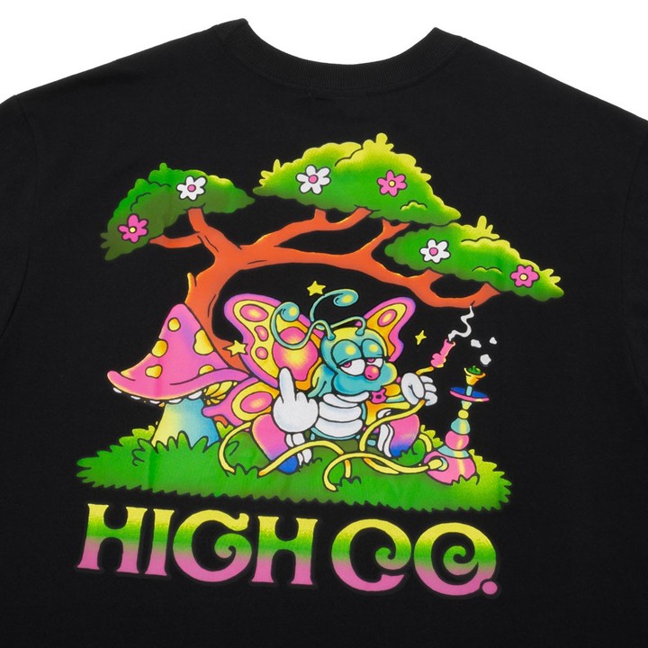 Camiseta High Goddess Black - Yerbah Skate Shop