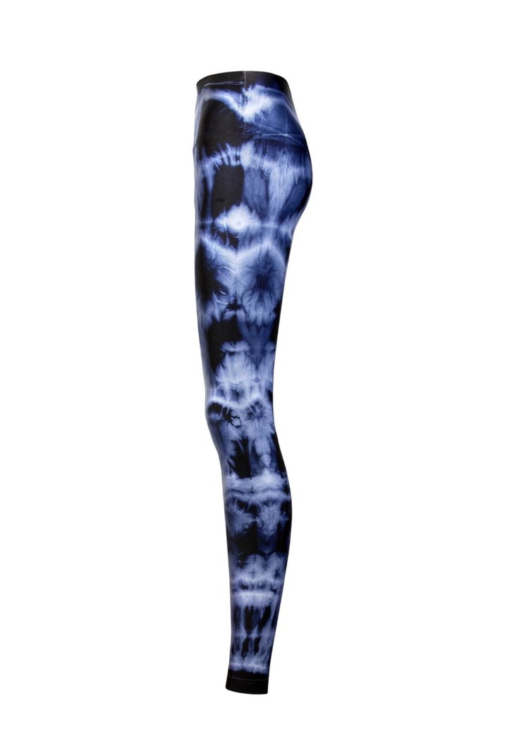 Imagem do produto Legging Lycra Cós Estampada Tie Dye Azul