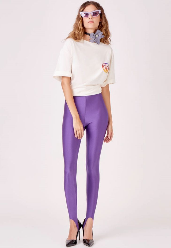 Imagem do produto Legging Lycra Fernanda Fuseau Roxa