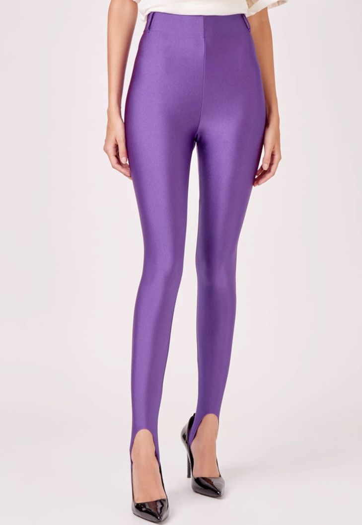 Imagem do produto Legging Lycra Fernanda Fuseau Roxa
