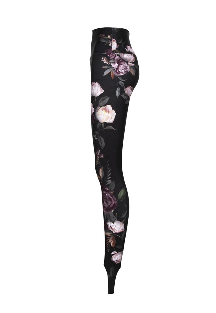 Imagem do produto NEW - Legging Lycra Fuseau Estampada Fall Flowers Roxo