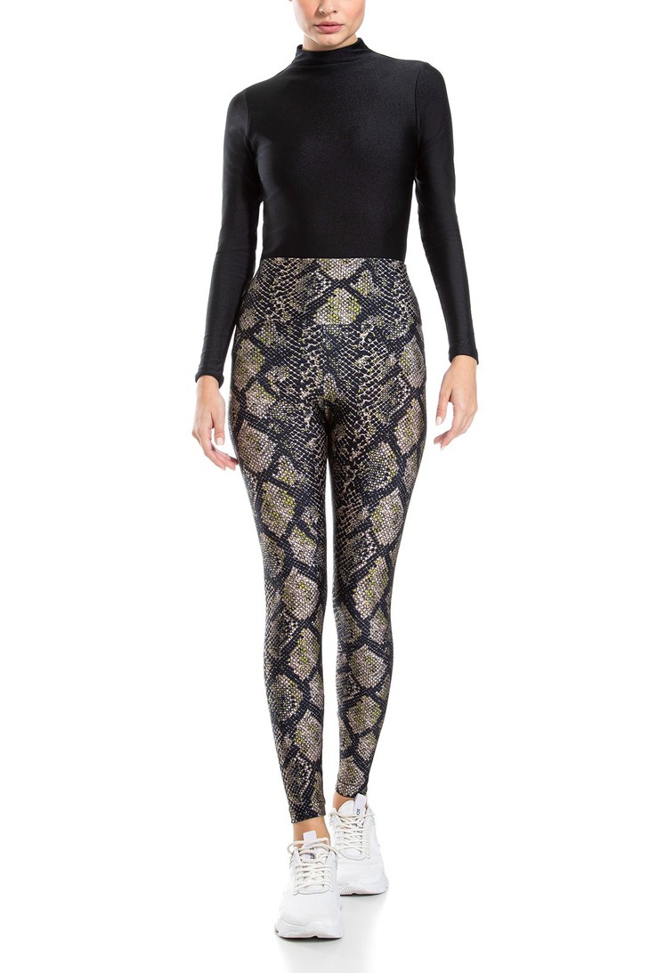 Imagem do produto NEW - Legging Lycra Classic Estampada Serpentine Lima 