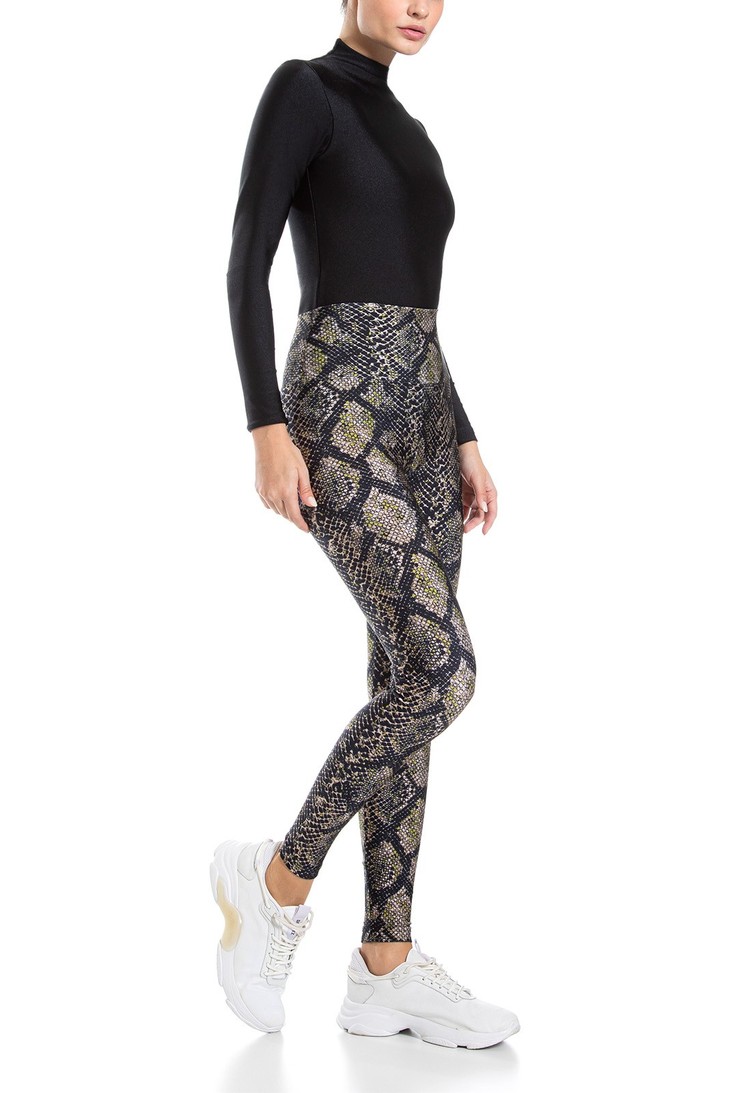 Imagem do produto NEW - Legging Lycra Classic Estampada Serpentine Lima 