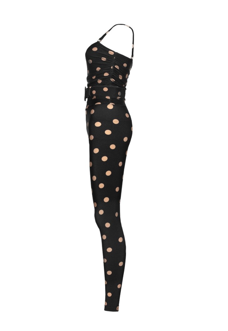 Imagem do produto NEW - Macacão Bardot Polka Dots PB Gold