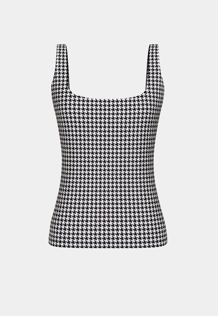 Imagem do produto Regata Classic Estampada Pied Poule 