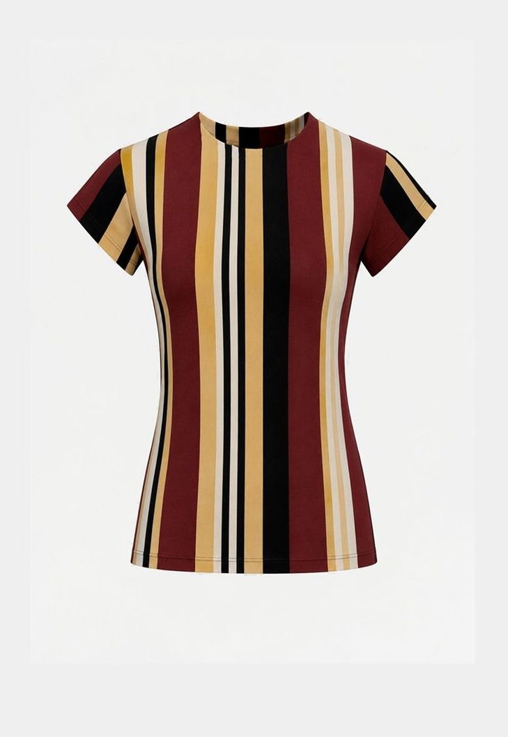 Imagem do produto NEW - Blusa Lycra Ateliê Estampada Lines 
