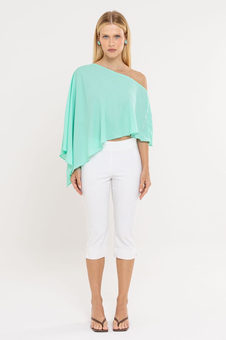 Foto do produto Calça Capri Off White