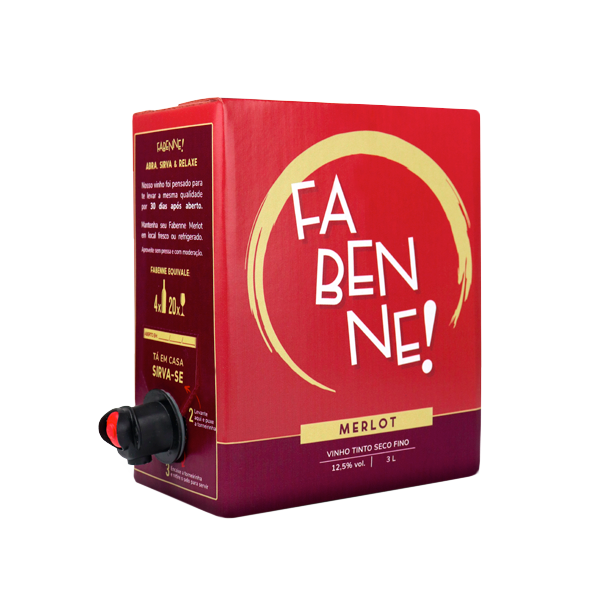 Vinho Merlot — Bag-in-Box 3L | Fabenne | Fabenne