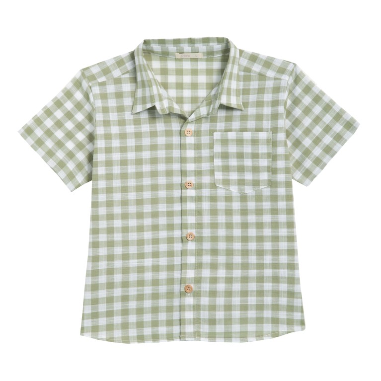 Camisa Búzios - Xadrez Verde 