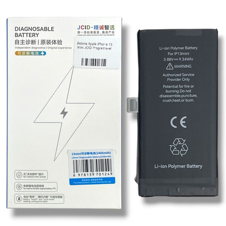 Bateria Apple iPhone 13 Mini JCID Programavel - 5g Parts Distribuidora
