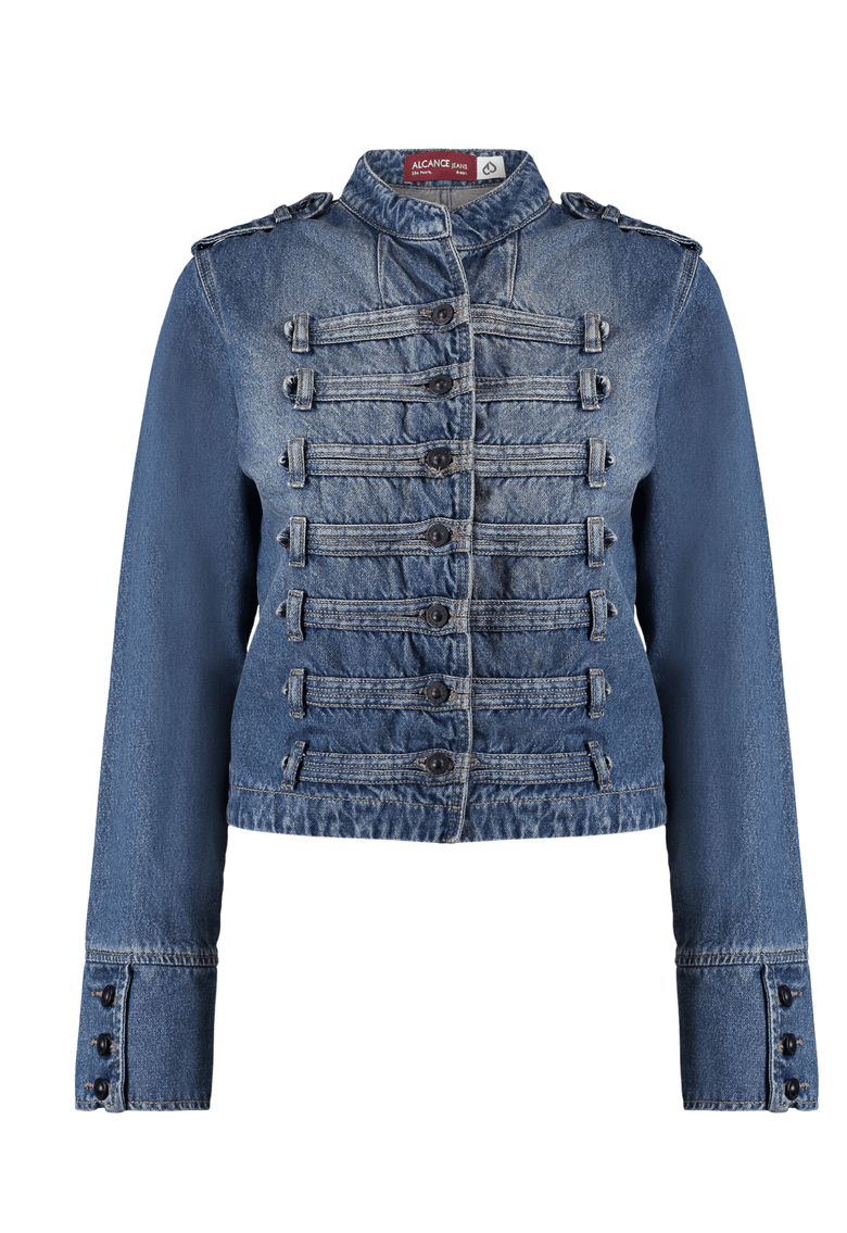 Jaqueta Napoleão Dirty Wash - Alcance Jeans