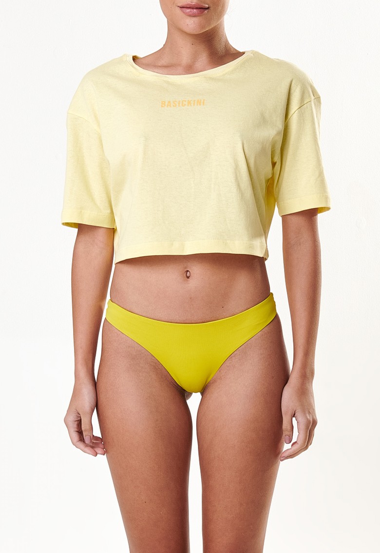 Foto do produto Blusa Cropped Amarelo