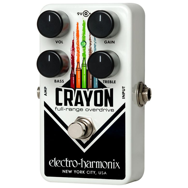 【美品】ELECTRO-HARMONIX CRAYON【OD】 Pedal de Efeito Para Guitarra Electro-Harmonix Crayon Overdrive