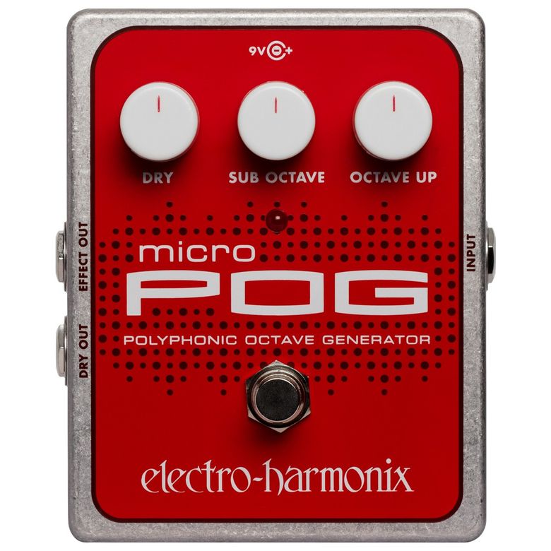 Pedal de Efeito Para Guitarra Electro-Harmonix Micro Pog Oitavador
