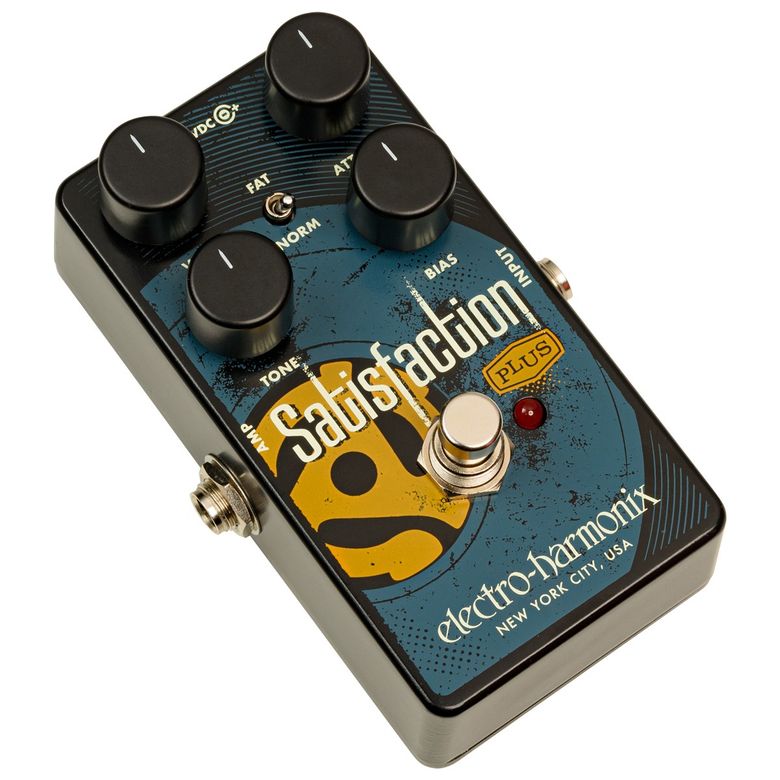 新品 Electro-Harmonix Satisfaction Plus Pedal de Efeito Para Guitarra Electro-Harmonix Satisfaction Plus Fuzz