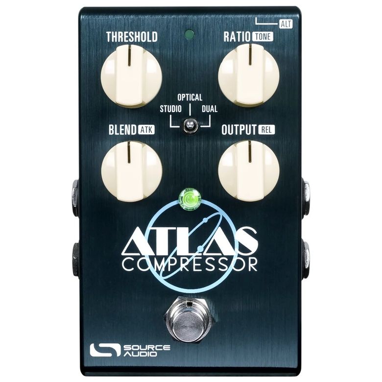ATLAS SOURCE AUDIO コンプレッサー Pedal de Efeito Para Guitarra Source Audio Atlas Compressor