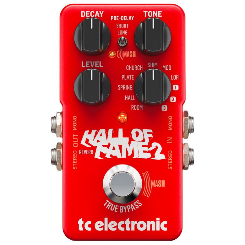 Pedal De Efeito Para Guitarra TC Eletronic Hall of Fame 2 Reverb