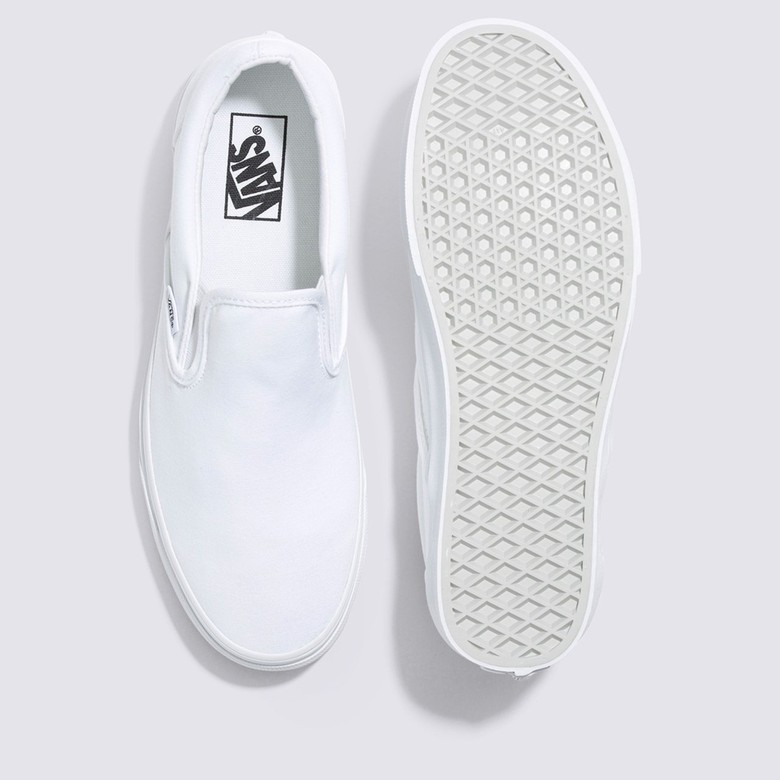 White hotsell slip on VANS