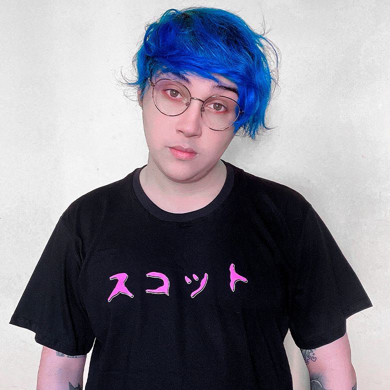 CAMISETA PRETA - HAKU - LOLJA - Atelier do Sicko LTDA