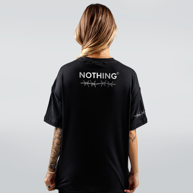 CAMISETA OVERSIZED PRETA - LIFE IS AN RPG - LOLJA - Atelier do