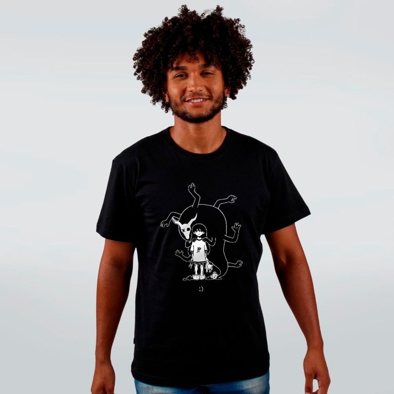CAMISETA PRETA - DEAD TEDDY BEAR - LOLJA - Atelier do Sicko LTDA