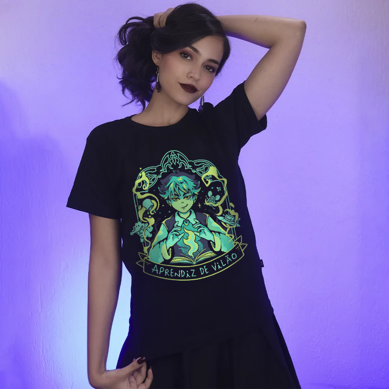 col’shop　OP sサイズ CAMISETA PRETA - SCORPIO - LOLJA - Atelier do Sicko LTDA