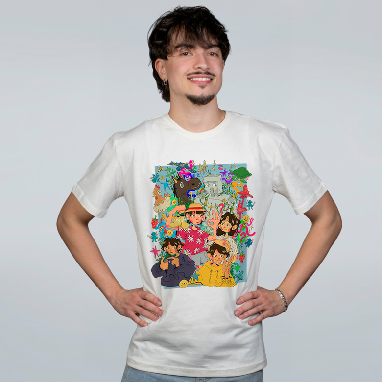 CAMISETA OFF WHITE - OS GAIATO - LOLJA - Atelier do Sicko LTDA