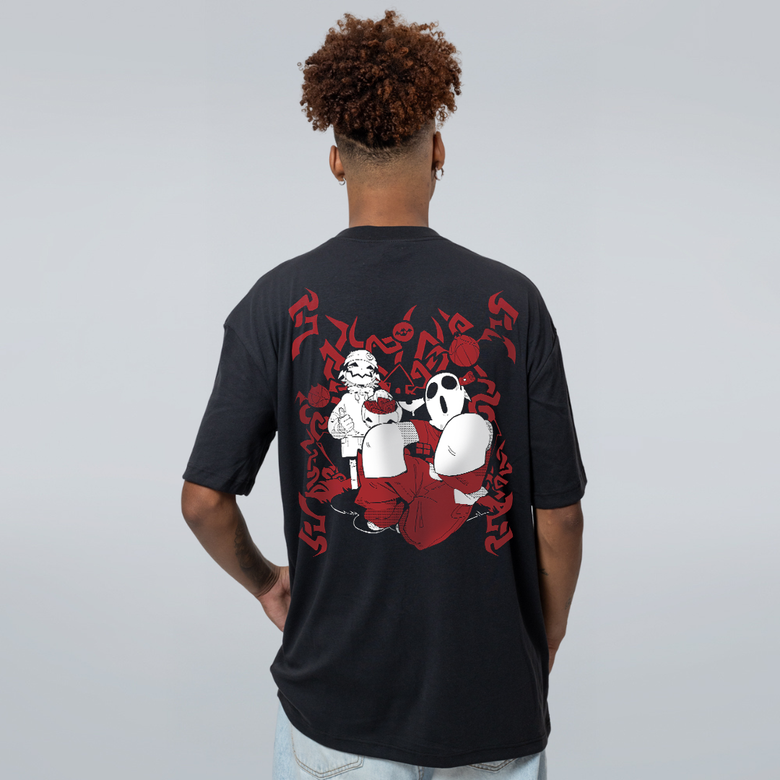 CAMISETA OVERSIZED PRETA - DONT DIE - LOLJA - Atelier do Sicko LTDA