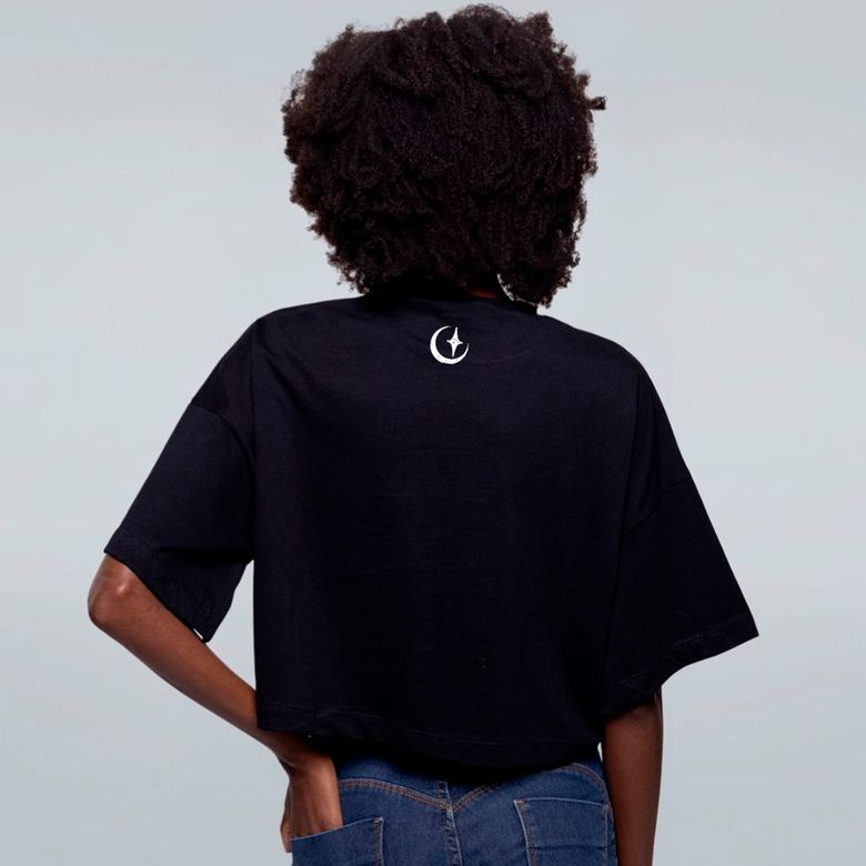 CROPPED OVERSIZED PRETO - LOHI-VE - LOLJA - Atelier do Sicko LTDA