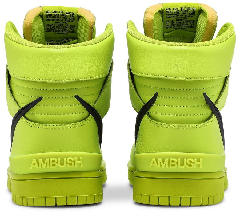 Tênis Nike AMBUSH x Dunk High Flash Lime