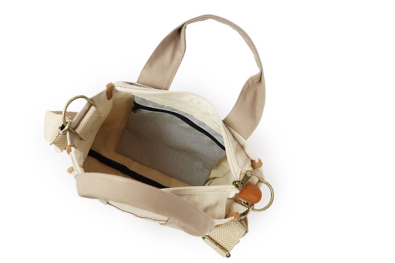 Bolsa Mini Tote Composê Natural - Perky Shoes