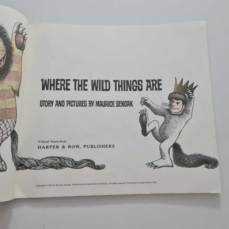 MUSE de Deuxieme classe × Wild Things Livro Where The Wild Things Are (English Version) - CAPA DURA
