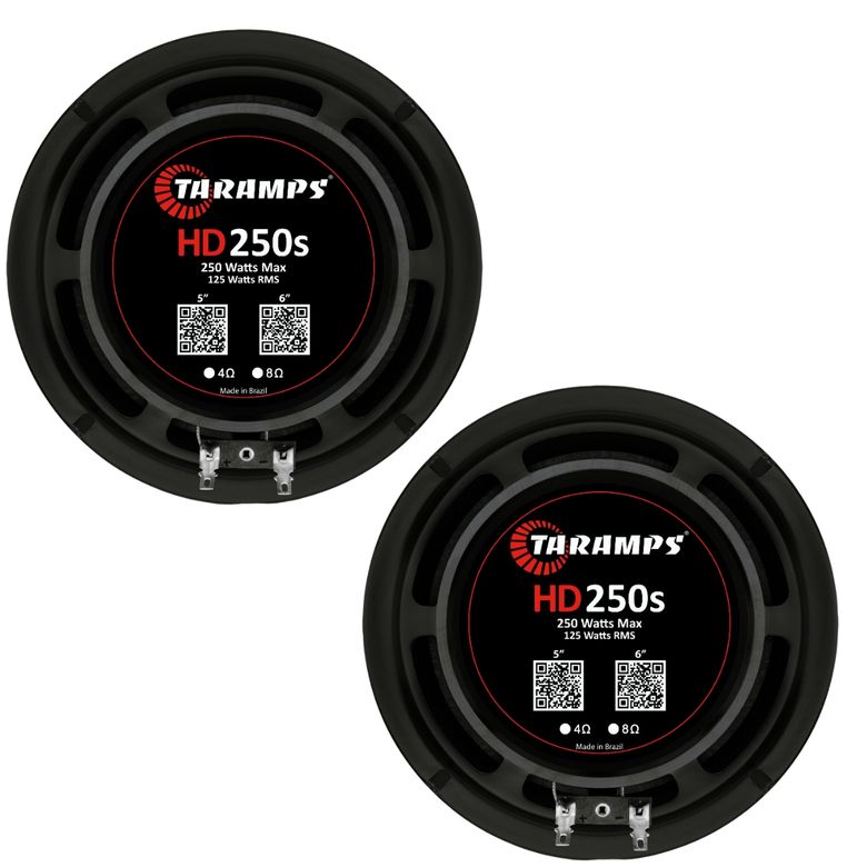 Par Alto Falante Taramps 5 Polegadas Hd250s 125w Rms 8 Ohms - Rhino