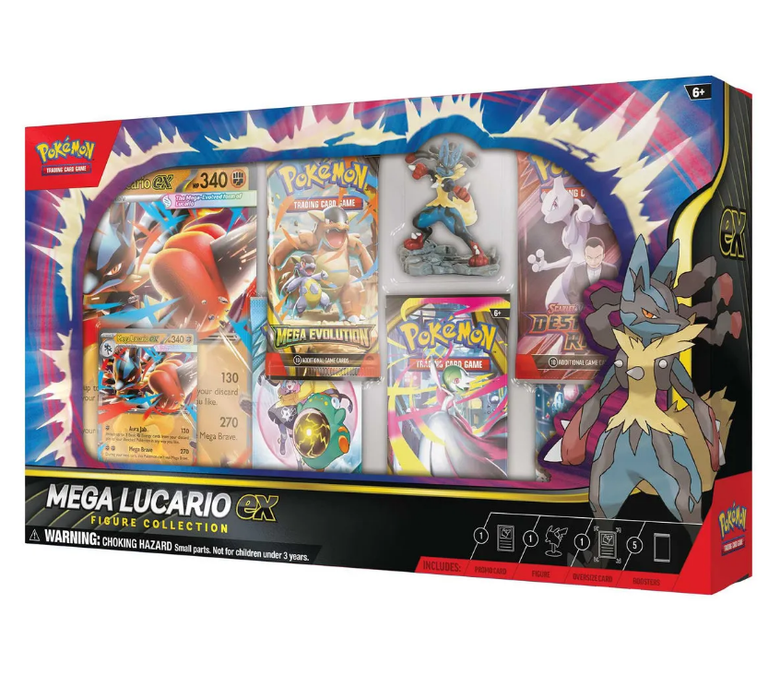 Pokémon TCG: Mega Lucario ex - Figure Collection (Inglês) - Toca