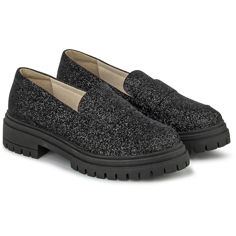 MOCASSIM IT GLITTER PRETO