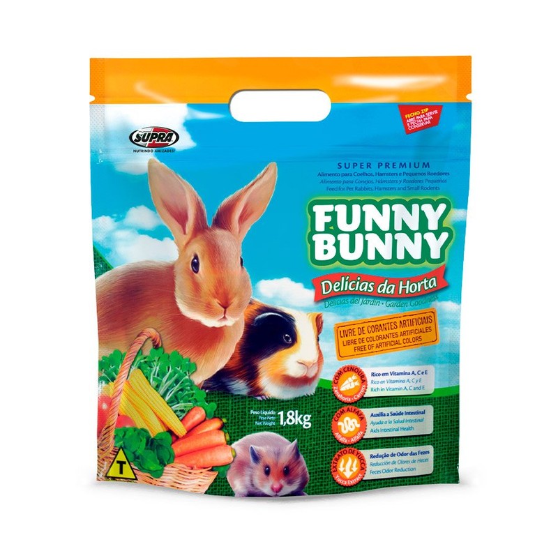 Funny Bunny Delícias da Horta para Roedores 500g