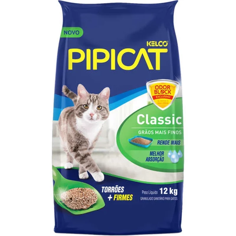 PipiCat Classic Areia Higiênica para Gatos 4kg