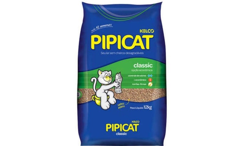 PipiCat Classic Areia Higiênica para Gatos 12kg