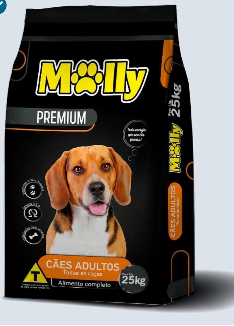 Molly Dog Premium para Cães Adultos 25kg