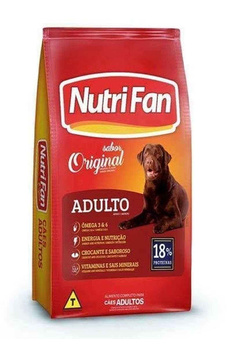 Nutrifan sabor Carne para Cães Adultos 25kg