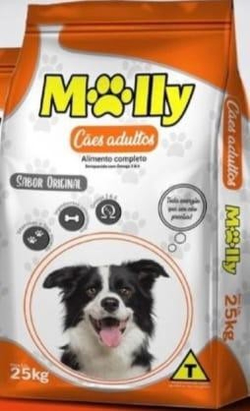 Molly Original sabor Carne para Cães Adultos 7kg