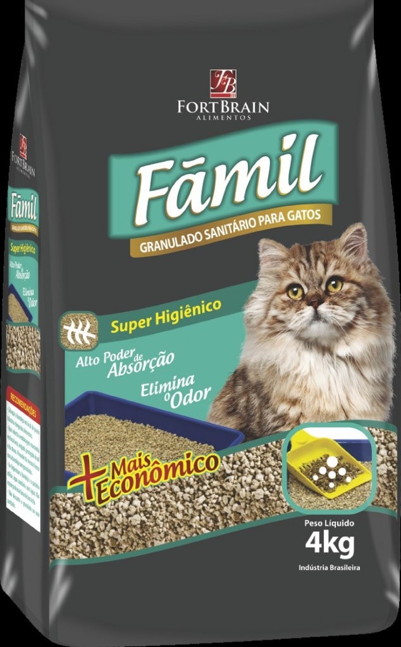 Fãmil Areia Higiênica para Gatos 4kg