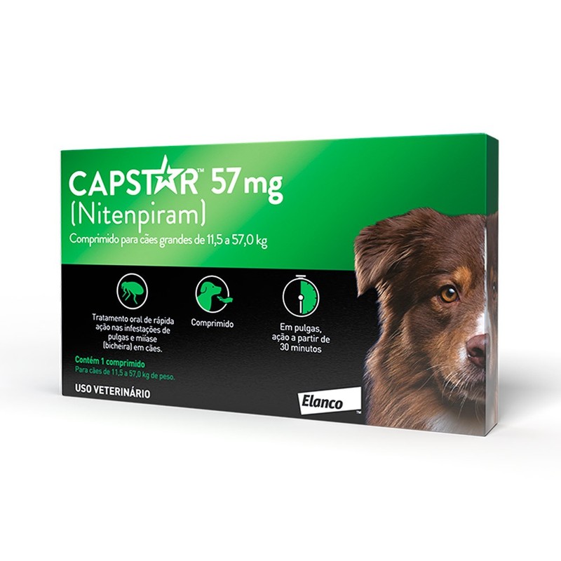 Capstar Cães 11.5 a 57kg 01 comprimido