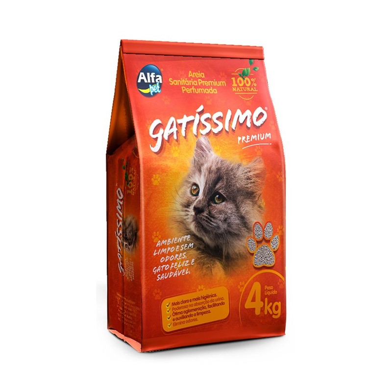 Gatíssimo Areia Higiênica para Gatos 4kg