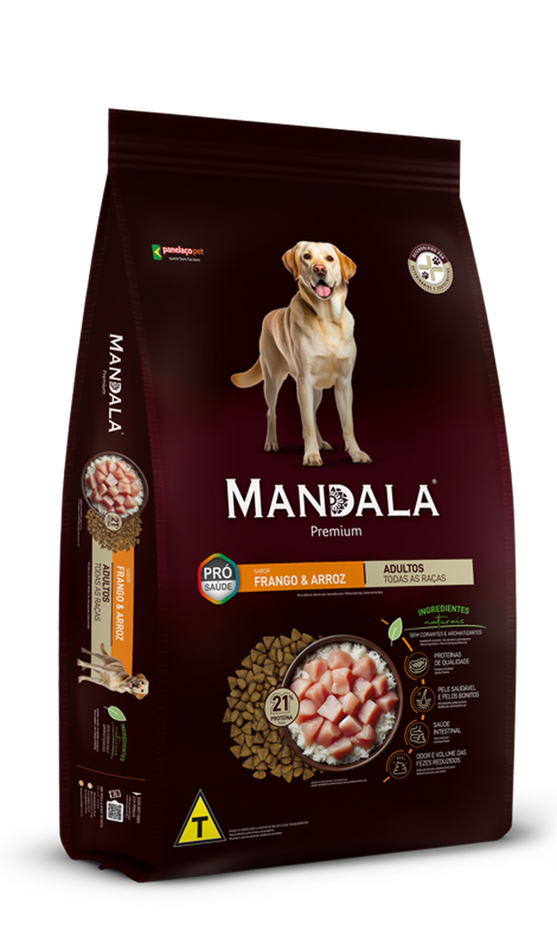 Mandala sabor Frango e Arroz para Cães Adultos 20kg