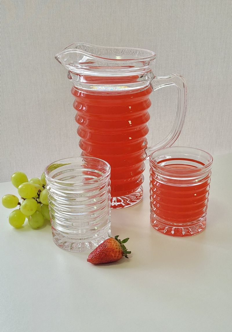 JARRA DE CRISTAL LODZ