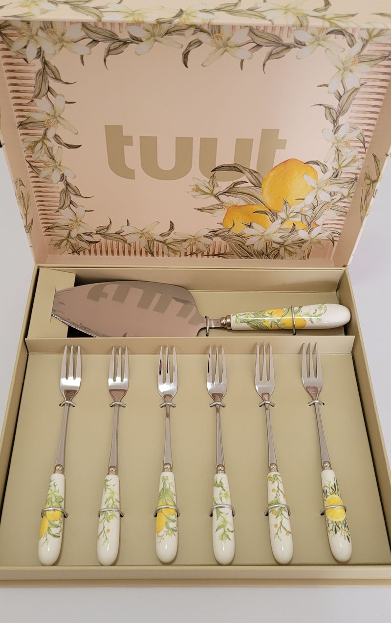 JOGO TALHER P/BOLO LIMONE C/7PCS